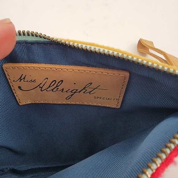 Anthropologie Miss Albright specialty initial K wristlet - Picture 5 of 5